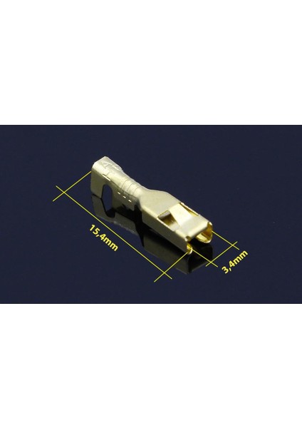 2.8mm Dişi Terminal (Soket Içi Dişi Terminal) 25 Adet