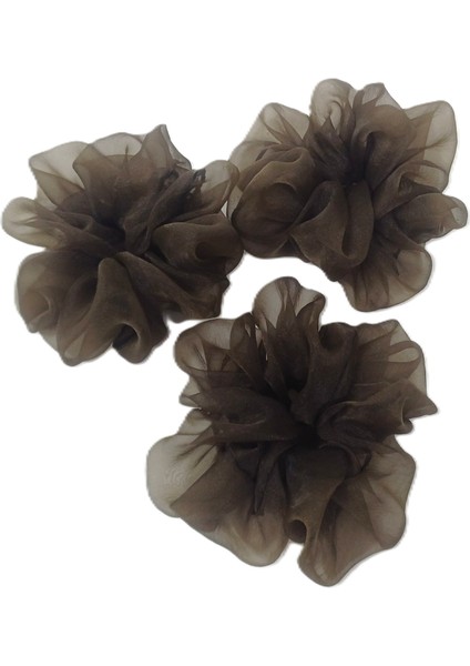 Büyük Organze Scrunchie - Yumuşak Dokulu Saç Tokası modelleri