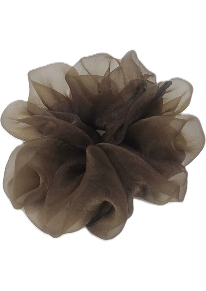 Büyük Organze Scrunchie - Yumuşak Dokulu Saç Tokası fırsatları