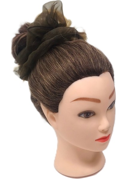 Büyük Organze Scrunchie - Yumuşak Dokulu Saç Tokası