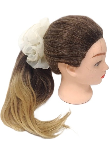 Büyük Organze Scrunchie - Yumuşak Dokulu Saç Tokası modelleri