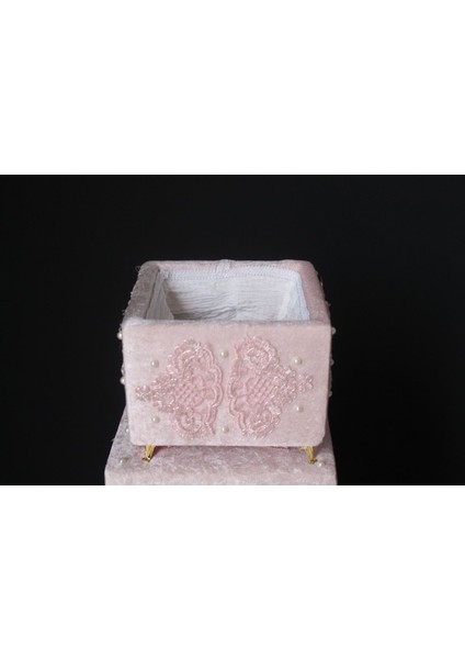 Şık 3'lü aynalı çeyizlik çamaşır sepeti, pudra renk, ahşap tasarım, 60L hacim modelleri