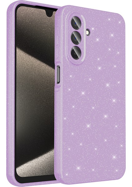 Samsung Galaxy A26 Kılıf Kamera Korumalı Simli Parlak Darbe Emici Şık Silikon Kapak