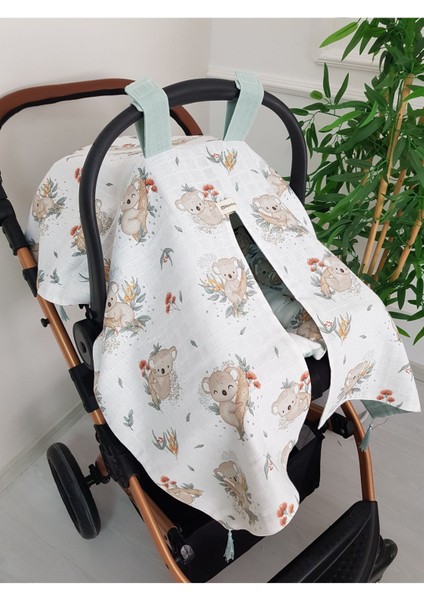 Bebekler için Sıcacık Puset Örtüsü ve Minder Seti, Doğal Pamuklu ve Çift Katlı, Kışlık İhtiyacınızı Karşılar. modelleri