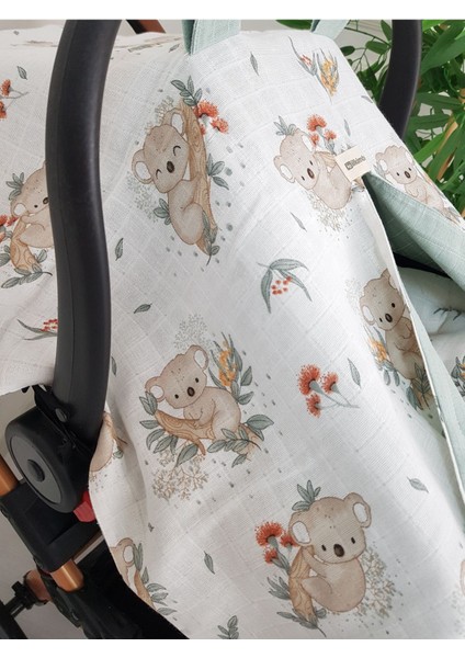 Bebekler için Sıcacık Puset Örtüsü ve Minder Seti, Doğal Pamuklu ve Çift Katlı, Kışlık İhtiyacınızı Karşılar. fırsatları