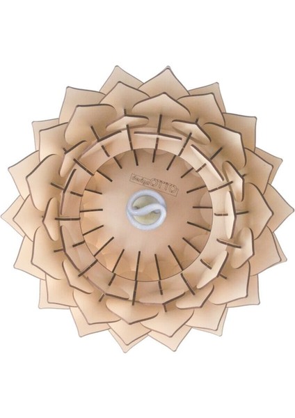 Lotus Dekoratif Lambader Şapkası Başlığı Avize Abajur Bej fırsatları