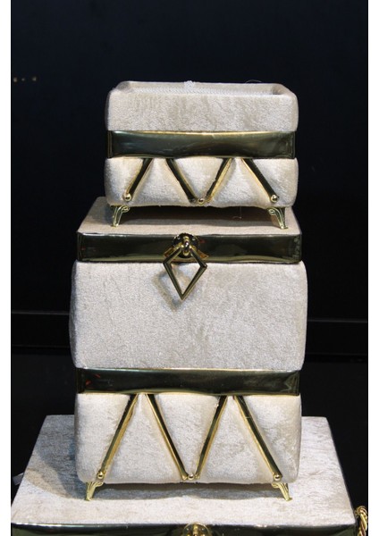 Bej Renkli 2'li Organizer Seti, Şık ve Pratik Çamaşır Sepeti Alternatifi