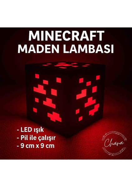 Minecraft Maden Gece Lambası - Geceyi Bloklarla Aydınlat