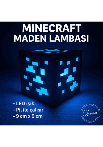 Minecraft Maden Gece Lambası - Geceyi Bloklarla Aydınlat