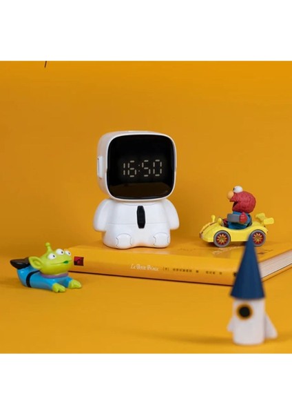 Ruyı Robot Çalar Saat Öğrenciler USB Şarj Edilebilir Elektronik Saat Çocuk Zamanlayıcı modelleri
