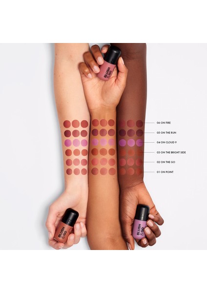 Blush & Go - Mat Bitişli Likit Allık 04 On Cloud 9 (7 ml)