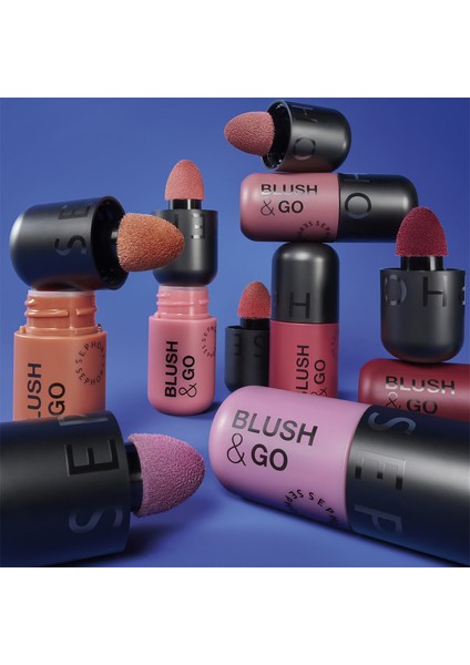 Blush & Go - Mat Bitişli Likit Allık 04 On Cloud 9 (7 ml)