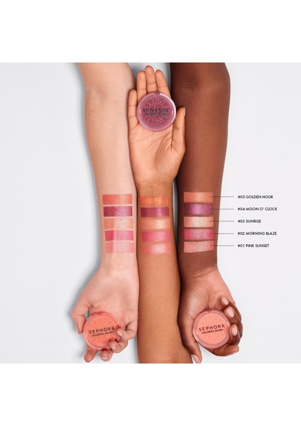 Colorful Blush Gaze - Işıltılı Allık 02 Morning Blaze (3,50 gr)