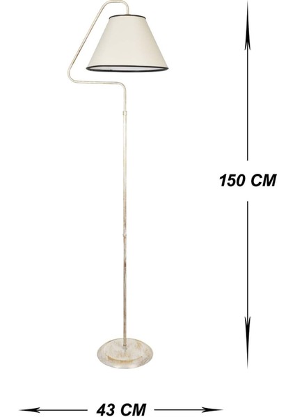 Güven Avize Lambader Coude Krem Sarı Patine Krem Dante 01 fiyatları