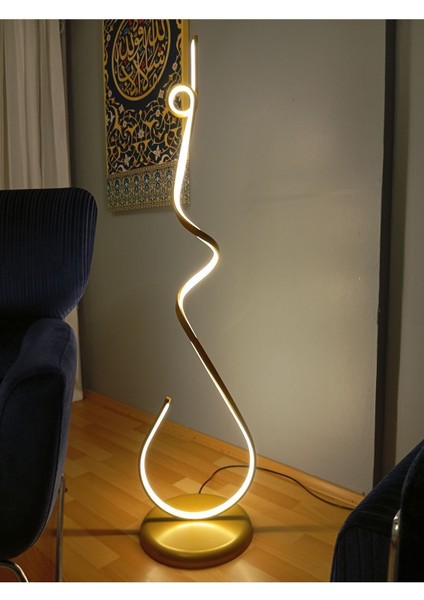 LED Lambader Gold 3renk - Home 120 cm
