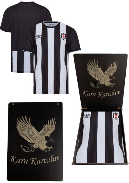 lisanslı çubuklu forma hediyelik ahşap kutulu kara kartalım