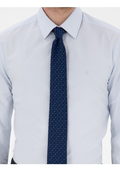 Erkek Açık Mavi Slim Fit Uzun Kollu Basic Gömlek 50307297-VR003