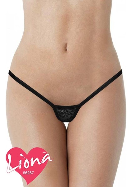 Mulvxlio LIN02 Dantelli Mini Büyük Beden Tanga (Mulvix)