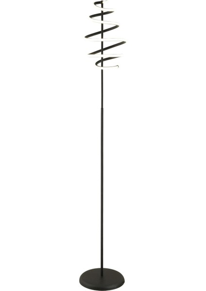 Parya Siyah 72 Watt 3 Renkli LED Modern Tasarım Metal Lambader