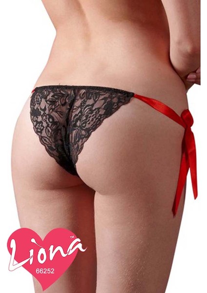 Mulvxlio LIN02 Bağcıklı Büyük Beden Tanga (Mulvix)