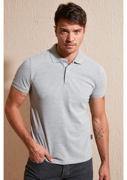 Pamuklu Regular Fit Düğmeli Polo Yaka 5'li Paket T Shirt Erkek T Shirt 5902127S5 fiyatları