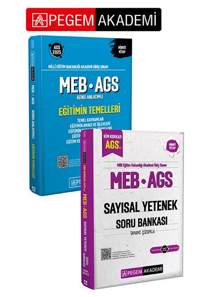 Pegem Akademi 2025 Meb-Ags Konu Anlatımlı-Eğitimin Temelleri-Teme