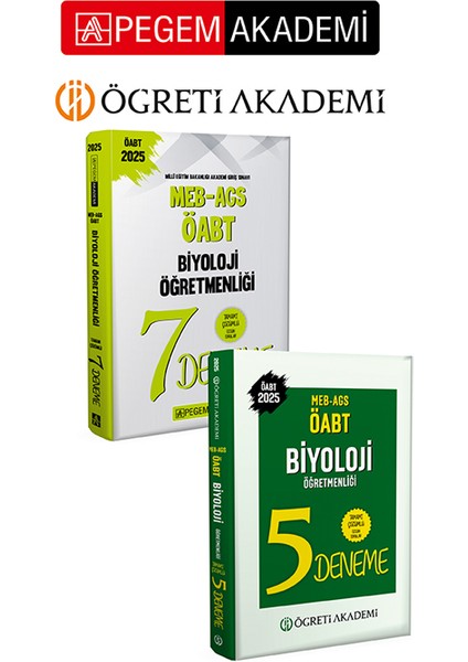 Pegem Akademi 2025 Meb Ags Öabt Biyoloji Öğretmenliği Tamamı Çözü