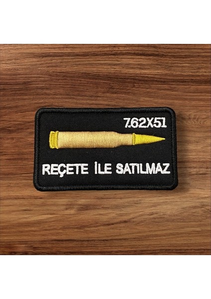 Reçete Ile Satılmaz Askeri Taktikal Patch Arma - 10X6 cm