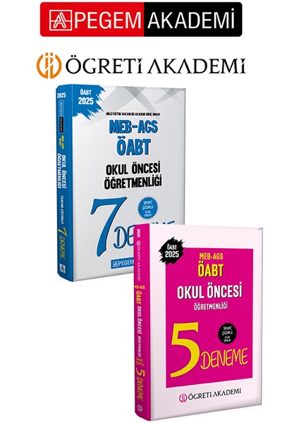 Pegem Akademi 2025 Meb Ags Öabt Okul Öncesi Öğretmenliği Tamamı Ç