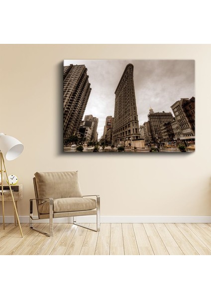 Flatiron Binası - Klasik New York Mimarisi Kanvas Tablo