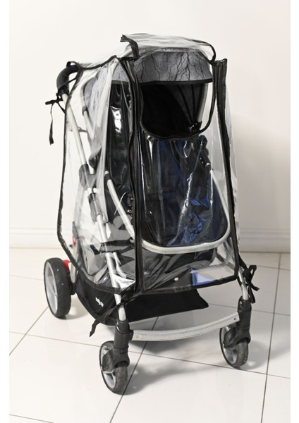 Ultra Lüks Fermuarlı Bebek Arabası Yağmurluğu Siyah(Bütün Bebek Arabalarına Uyumludur) Yzr fırsatları