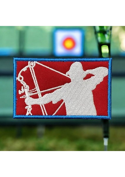 Archer Okçu Patch Nakış Arma - 8x5 cm