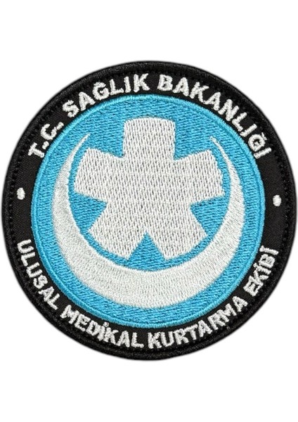 Sağlık Bakanlığı Umke Nakış Peç Patch - 8 cm