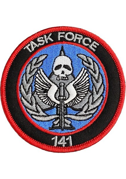 Task Force 141 Oyun Peçi Arma Patch - 8 cm