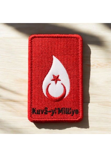 Kuvayi Milliye Peçi Nakış Patch - 8x5 cm