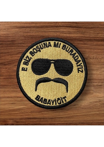 Tan Rengi Babayiğit Patch Arma - 8 cm