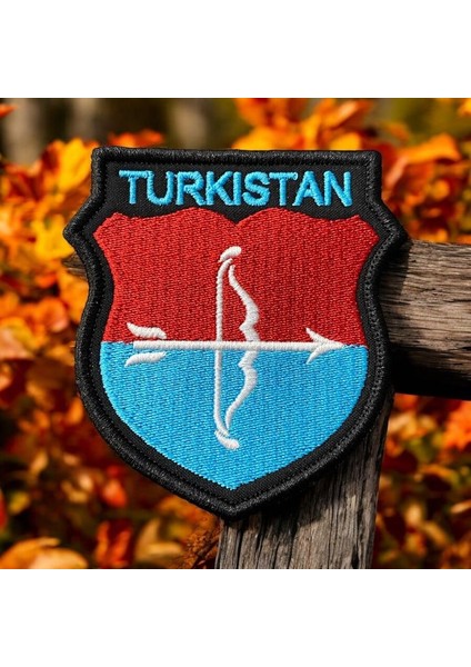 Türkistan Lejyonu Peçi Arma - 8x8.5 cm