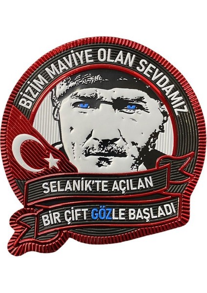Maviye Olan Sevdamız Atatürk'le Başladı - 9.5 cm