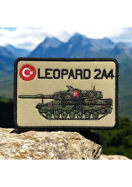 Savunma Sanayi Zırhlı Leopard 2A4 Patch Arma - 10X7 cm