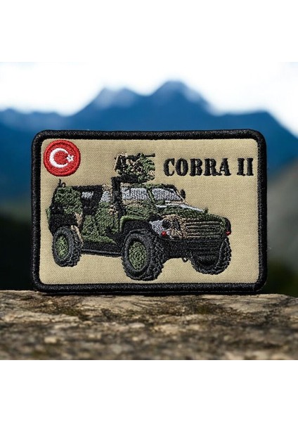 Cobra 2 Zırhlı Araç Patch Peç Nakış Arma - 10X7 cm