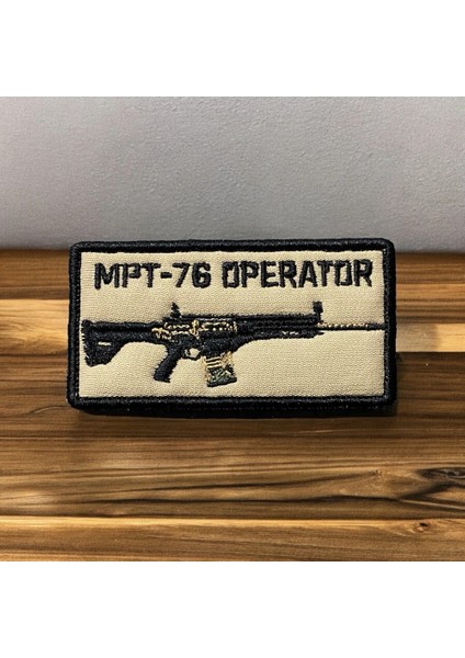 Tan Rengi Mpt-76 Operator Patch Arma - 8x4 cm