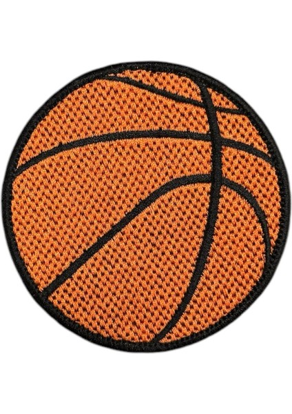 Basketbol Topu Nakış Peç Patch - 8 Cm