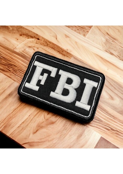 Fbı Federal Patch Arma Nakış - 8x5 cm