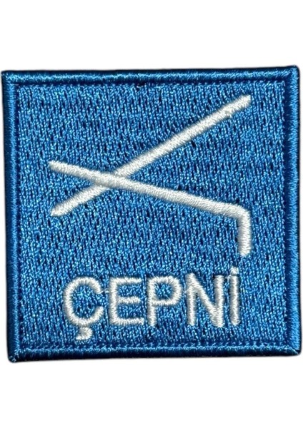 Çepni Türk Oğuz Boyu Tamgası Peç Patch - 5x5 cm