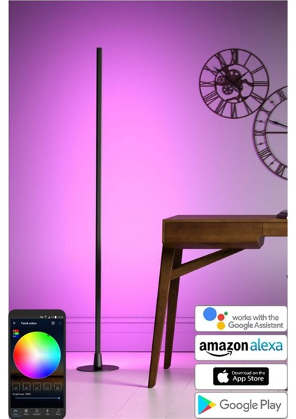 Siyah Gün Işığı ve Rgb Wifi Bluetooth Akıllı LED Aydınlatma indirimleri