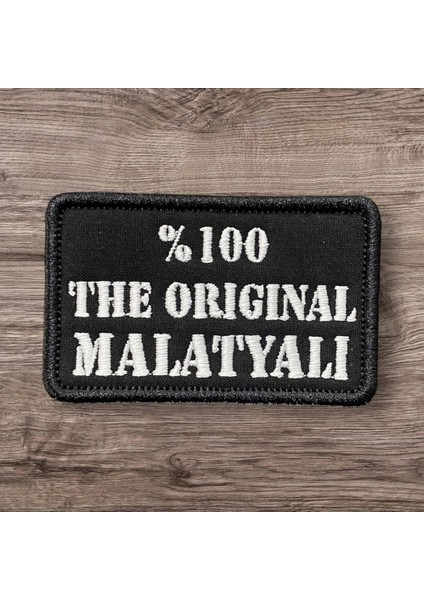 The Malatyalı Yazılı Nakış Patch Peç - 8x5 cm
