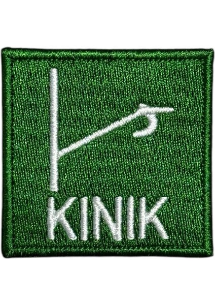 Kınık Türk Oğuz Boyu Tamgası Peç Patch - 5x5 cm