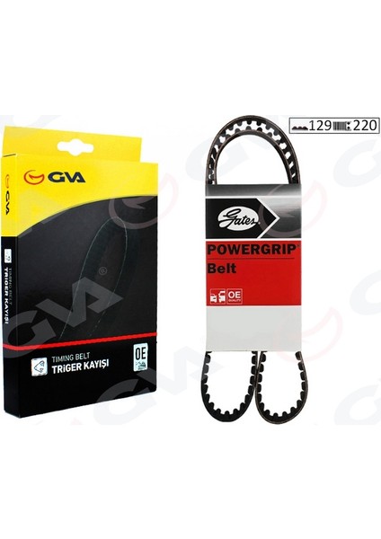 Triger Kayişi 129X220 Fiat Doblo-Grande Punto-Idea-Linea-Panda-Strada-Ford Ka 1.2 1.4 Zngzr