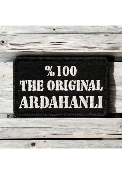 The Ardahanlı Yazılı Nakış Patch Peç - 8x5 cm