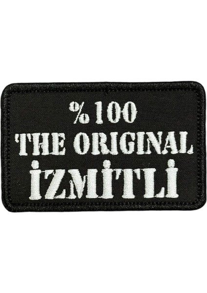 The Izmitli Yazılı Nakış Peç Patch - 8x5 cm
